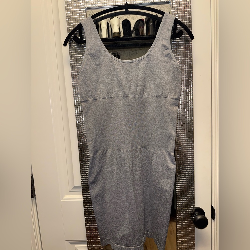 Body Sculpting Grey Short‎ Dress L-XXL - Picture 5 of 6